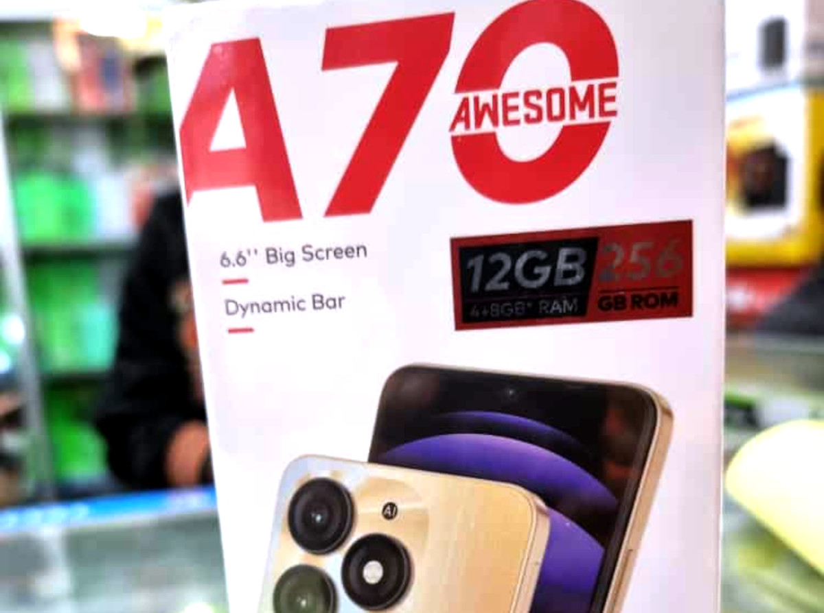 256GB itel A70 now available in Zimbabwe for less than $100